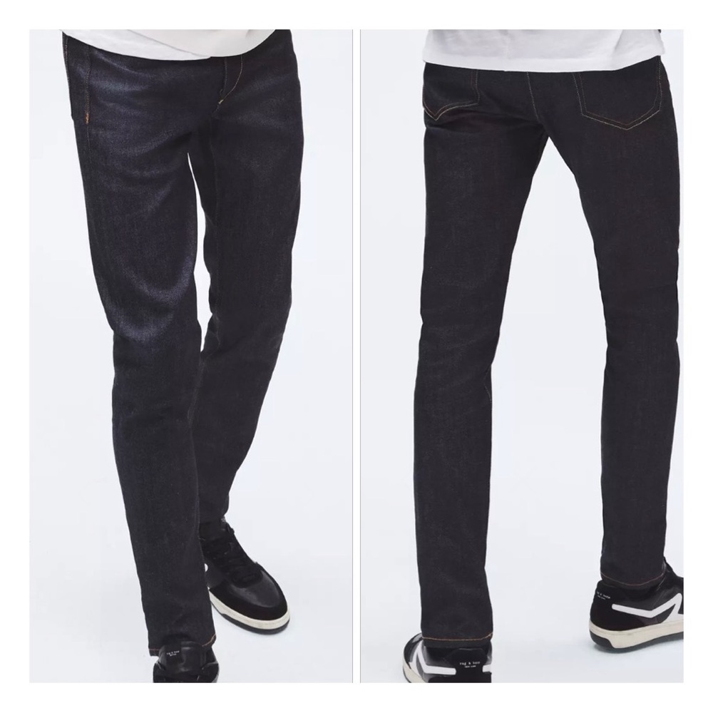[31] rag & bone Slim 2 Fit Straight Leg Jeans Dark Wash